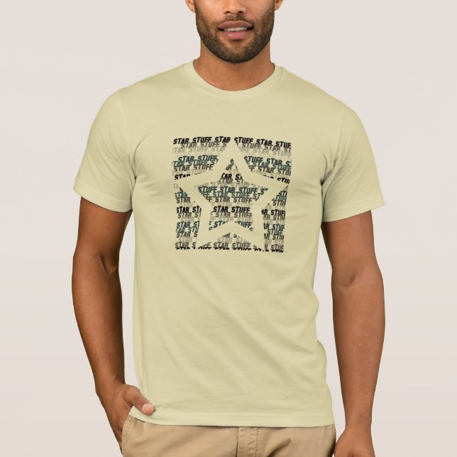 Camiseta Escritura de la materia de la estrella (Anverso)