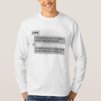 Camiseta Escritura de la vida