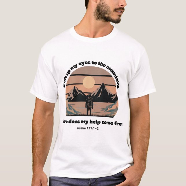 Camiseta Escritura de montaña (Anverso)