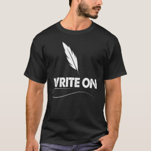 Camiseta Escritura de poesía poética poética literaria