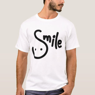 Camiseta Escritura de sonrisa