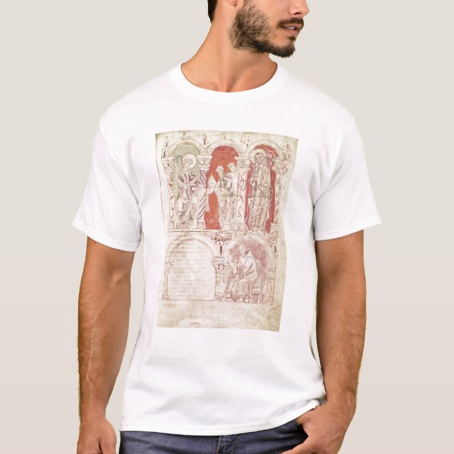 Camiseta Escritura de St. John Cassian y ofrecimiento de (Anverso)