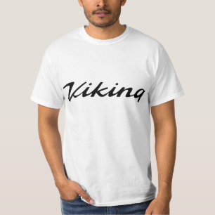 Camiseta Escritura del emblema de Viking del grupo de
