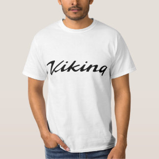 Camiseta Escritura del emblema de Viking del grupo de