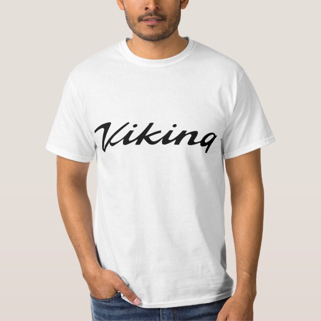Camiseta Escritura del emblema de Viking del grupo de (Anverso)
