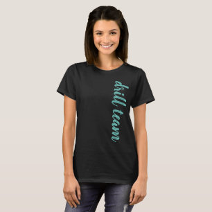 Camiseta Escritura del equipo de perforación personalizada