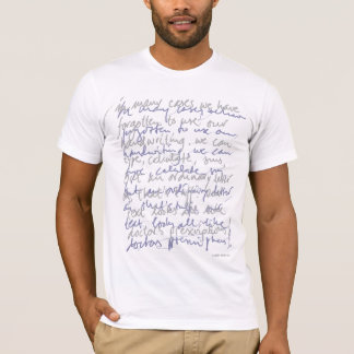 Camiseta Escritura del médico