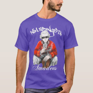 Camiseta Escritura en blanco de Wolfgangsta Amadeus