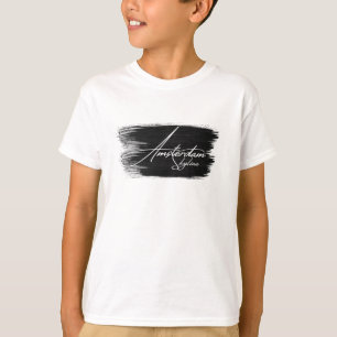 Camiseta Escritura en Skyline de Amsterdam