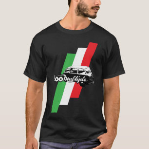 Camiseta Escritura, ilustracion y bandera de Fiat 600