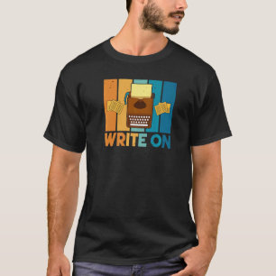 Camiseta Escritura Periodística Sobre El Periodista De Noti