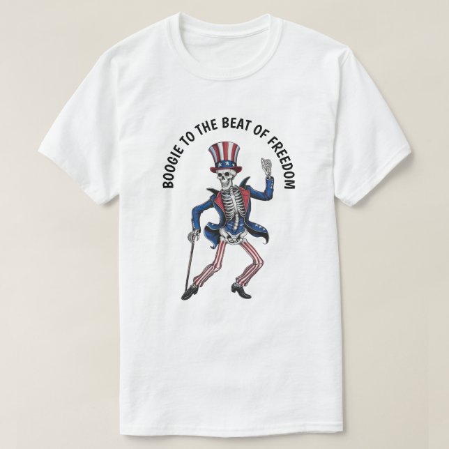 Camiseta Escrótono de baile gracioso (Diseño del anverso)