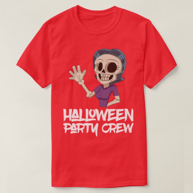 Camiseta Escrúpulo de halloween para mujer (Diseño del anverso)