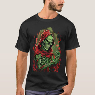 Camiseta Escrúpulo de rock de terror oculto de muerte no mu