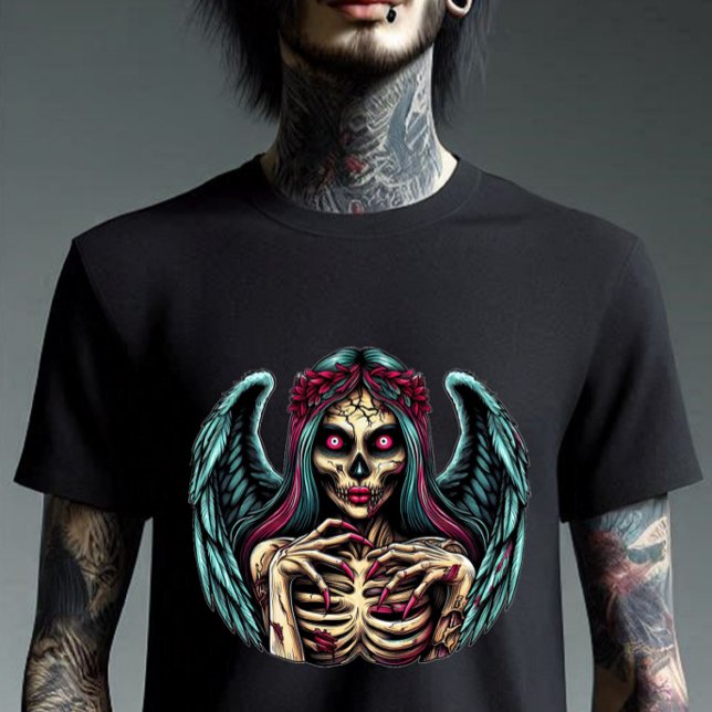 Camiseta Escrúpulo escarpado zombi Angel Dark Fantasía arte (Subido por el creador)
