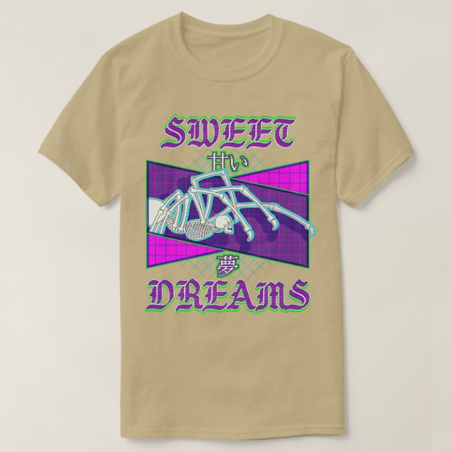 Camiseta Escrúpulo humano araña vaporwave Outrun Style Stre (Diseño del anverso)