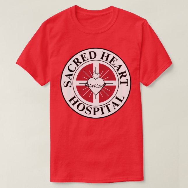 Camiseta Escrutinio del hospital del corazón sagrado (Diseño del anverso)