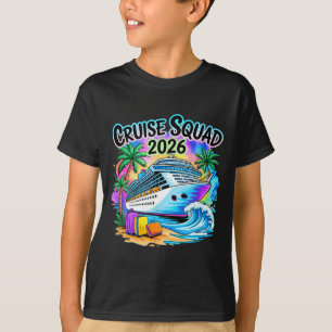 Camiseta Escuadra de Crucero 2026 Grupo Familiar Coincident
