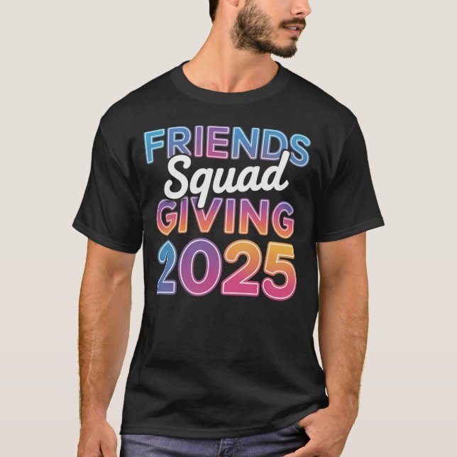 Camiseta Escuadrón 2025 de moda Friendscome-Colorful Fall (Anverso)