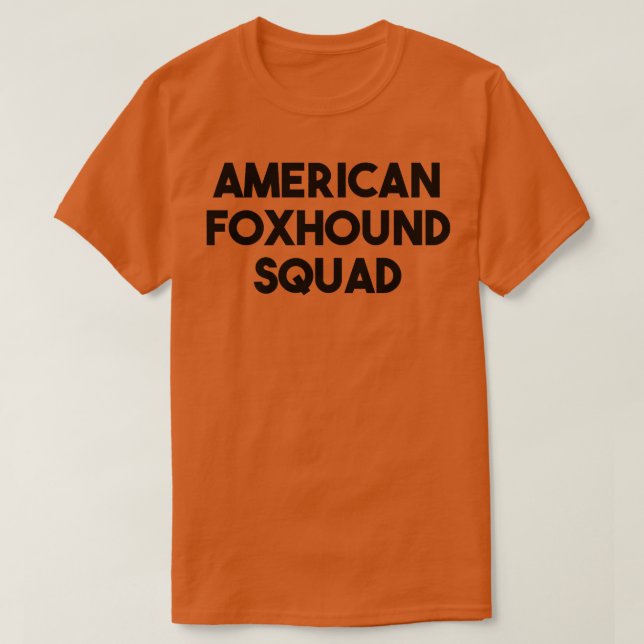 Camiseta Escuadrón americano de peces de caza de peces (Diseño del anverso)