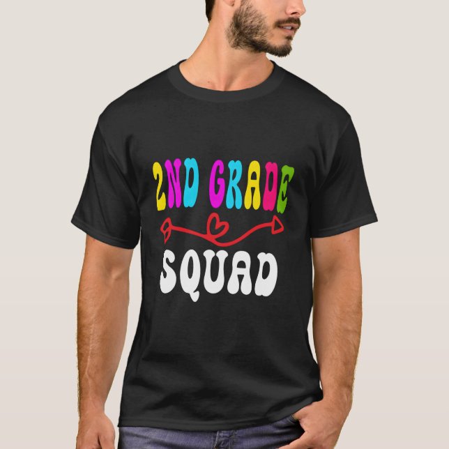 Camiseta Escuadrón De 2º Grado De Vuelta A La Escuela De Se (Anverso)