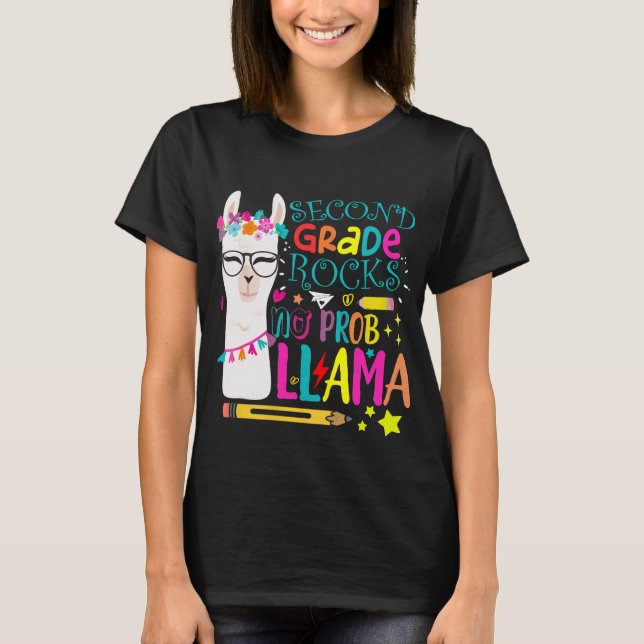Camiseta Escuadrón de 2º Grado No Prob-Llama Llama (Anverso)