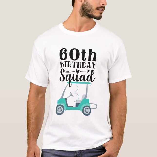 Camiseta Escuadrón de 60 años de Golf (Anverso)