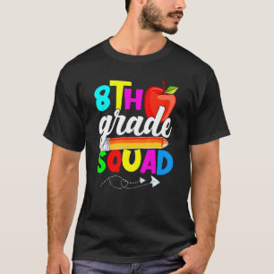 Camiseta Escuadrón de 8vo Grado De vuelta a la escuela Prim