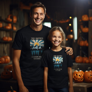 Camiseta Escuadrón de acampada haciendo un viaje familiar a