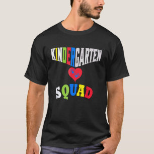 Camiseta Escuadrón de amor de jardín de infancia vuelve a l
