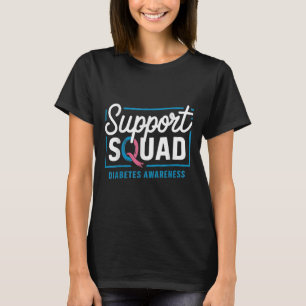 Camiseta Escuadrón de apoyo a guerreros contra la diabetes