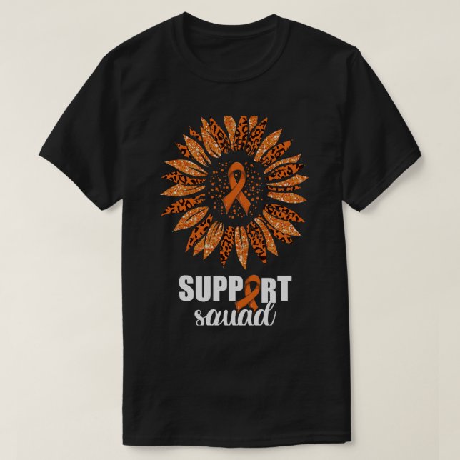 Camiseta Escuadrón de apoyo a la leucemia, Conciencia sobre (Diseño del anverso)
