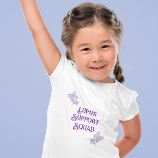 Camiseta Escuadrón de apoyo a la mariposa lupus púrpura