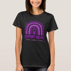 Camiseta Escuadrón de apoyo al linfoma arcoiris Hodgkin