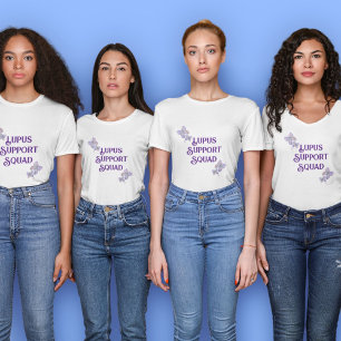 Camiseta Escuadrón de Apoyo Mariposa Lupus Púrpura