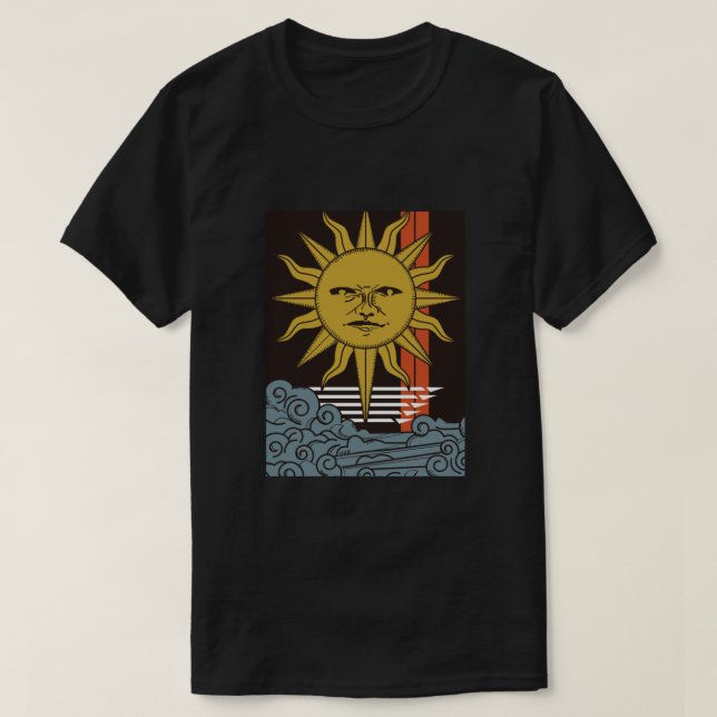 Camiseta Escuadrón de Arte Esencial del Sol de Combate de A (Diseño del anverso)