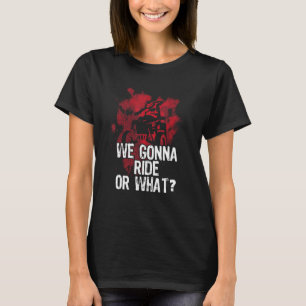 Camiseta Escuadrón de Atv montando bicicletas todoterreno f