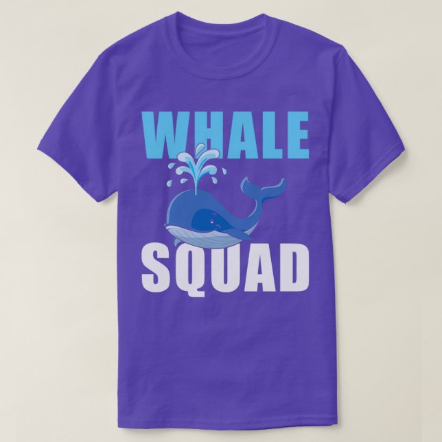 Camiseta Escuadrón de ballenas 1 (Diseño del anverso)