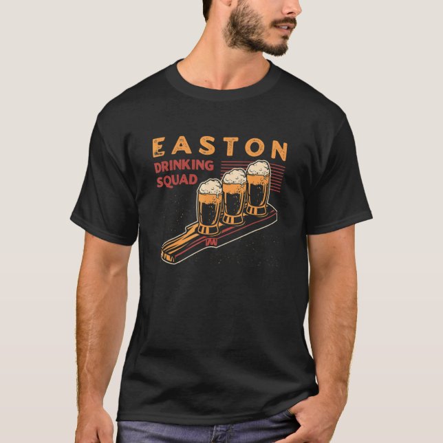 Camiseta Escuadrón de Bebidas de Easton Pennsylvania Beer P (Anverso)