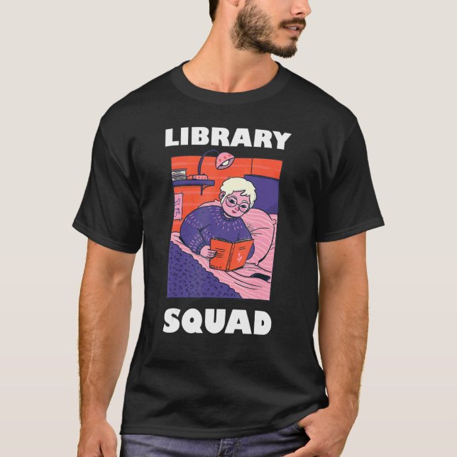 Camiseta Escuadrón de biblioteca (Anverso)