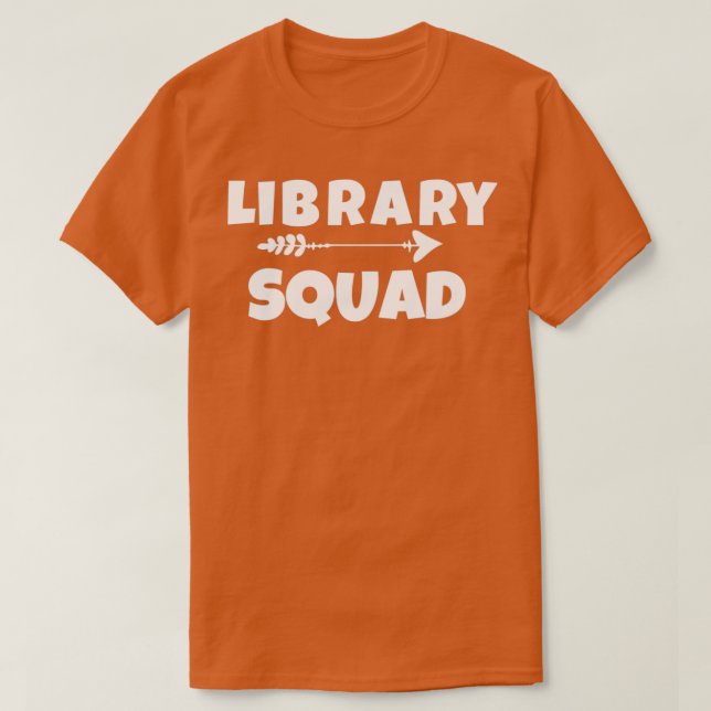 Camiseta Escuadrón de biblioteca (Diseño del anverso)