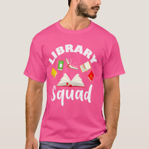 Camiseta Escuadrón de Biblioteca Maestro Estudiante Bibliot
