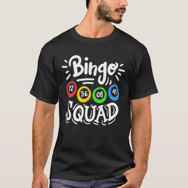 Camiseta Escuadrón de Bingo (Anverso)