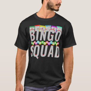 Camiseta Escuadrón de Bingo Funny de Bingo Lover -