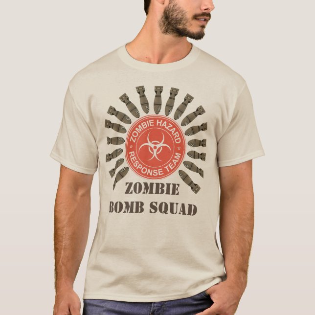 Camiseta Escuadrón de Bombas del equipo de respuesta zombi (Anverso)