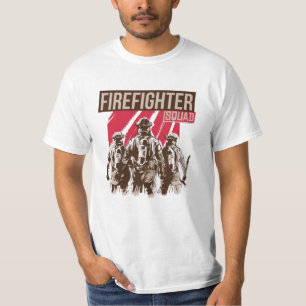Camiseta Escuadrón de bomberos orgulloso