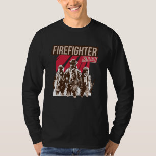 Camiseta Escuadrón de bomberos orgulloso