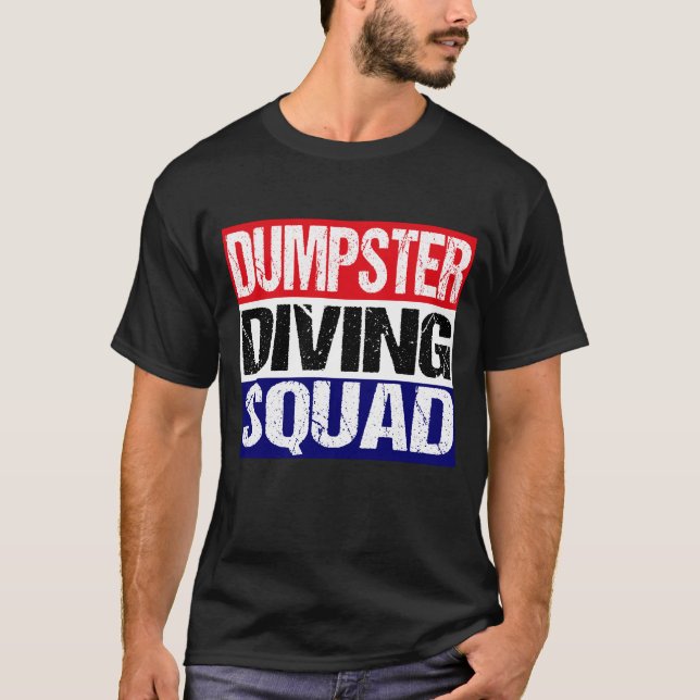Camiseta Escuadrón de buceo de los basureros (Anverso)
