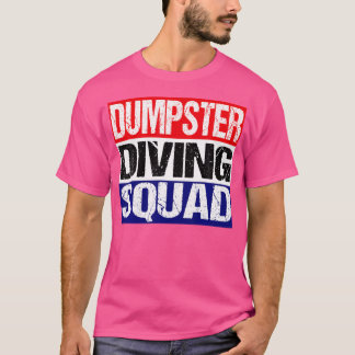 Camiseta Escuadrón de Buceo en Contenedores Rojo Blanco Azu