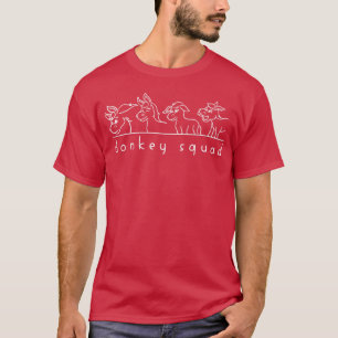 Camiseta Escuadrón de burros divertido equipo de mula anima